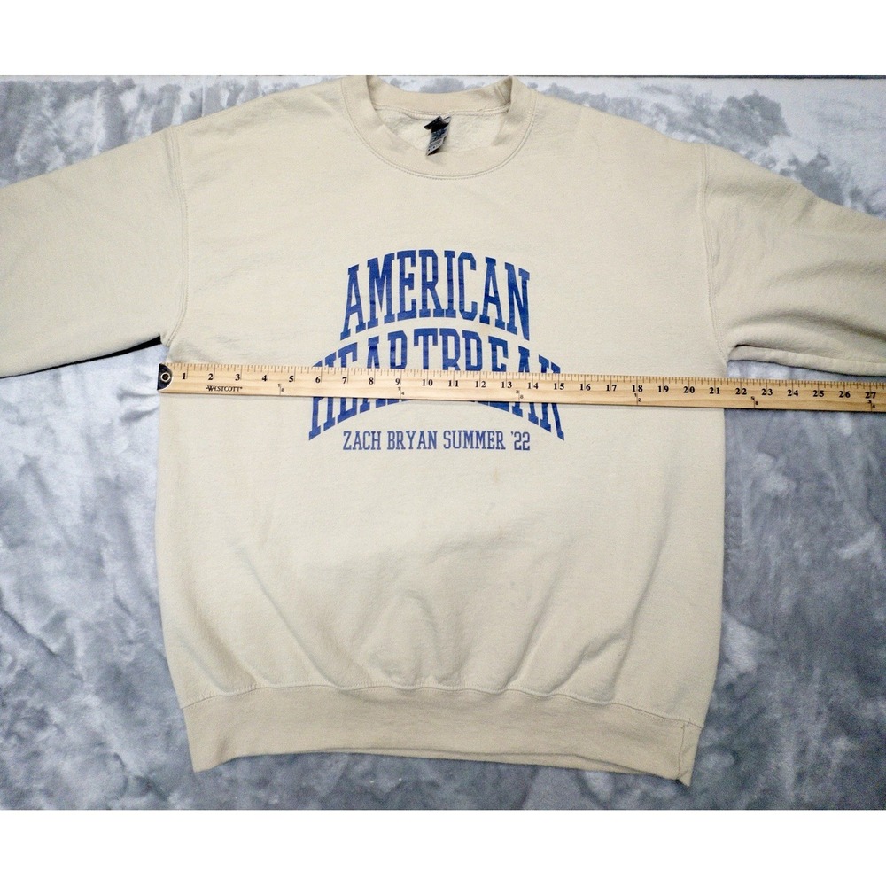 2022 Zach Bryan American Heartbreak Tour Sweatshirt Medium *read* - Picture 5 of 7
